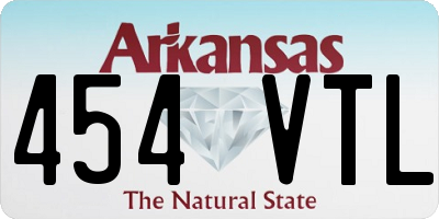 AR license plate 454VTL