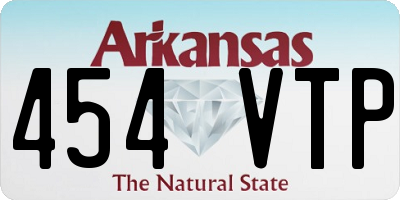 AR license plate 454VTP
