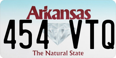 AR license plate 454VTQ