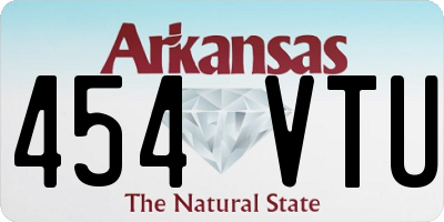 AR license plate 454VTU