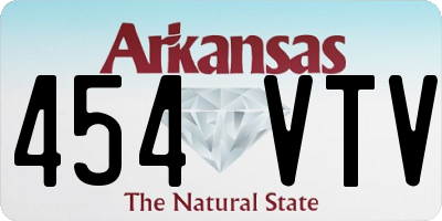 AR license plate 454VTV