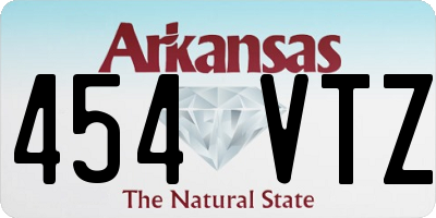 AR license plate 454VTZ