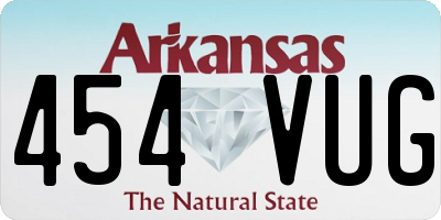 AR license plate 454VUG
