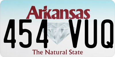 AR license plate 454VUQ