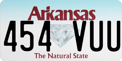 AR license plate 454VUU