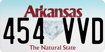 AR license plate 454VVD