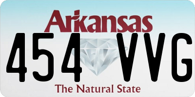 AR license plate 454VVG