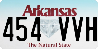 AR license plate 454VVH
