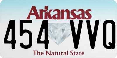 AR license plate 454VVQ