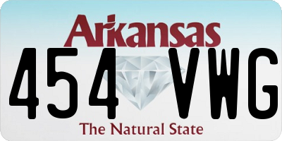 AR license plate 454VWG