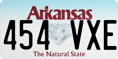 AR license plate 454VXE
