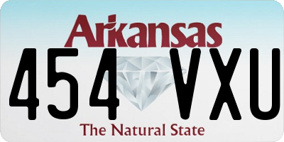 AR license plate 454VXU