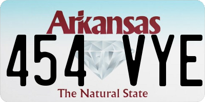 AR license plate 454VYE