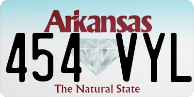 AR license plate 454VYL