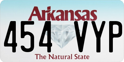 AR license plate 454VYP