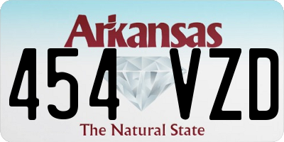 AR license plate 454VZD