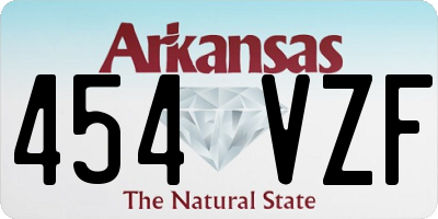 AR license plate 454VZF