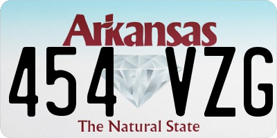 AR license plate 454VZG