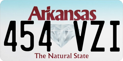 AR license plate 454VZI