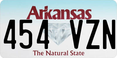 AR license plate 454VZN