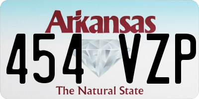 AR license plate 454VZP