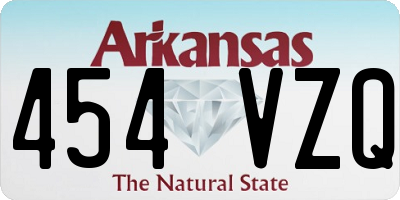 AR license plate 454VZQ