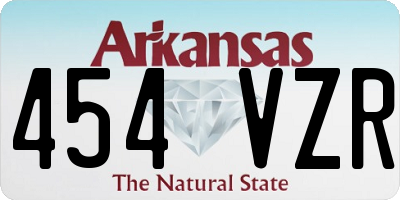 AR license plate 454VZR