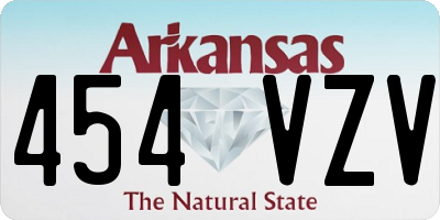 AR license plate 454VZV