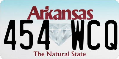 AR license plate 454WCQ