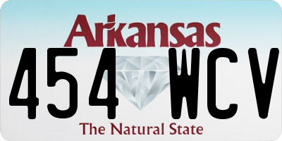 AR license plate 454WCV