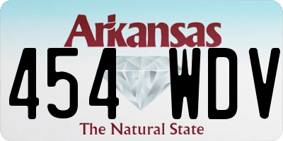 AR license plate 454WDV