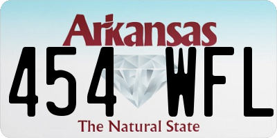 AR license plate 454WFL