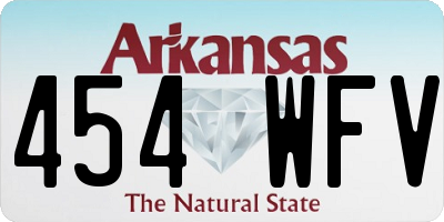 AR license plate 454WFV