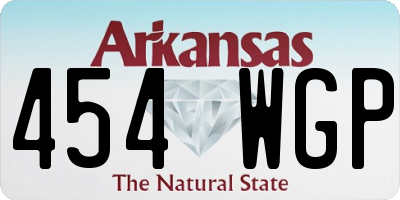 AR license plate 454WGP