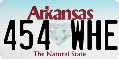 AR license plate 454WHE
