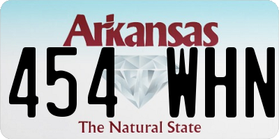 AR license plate 454WHN