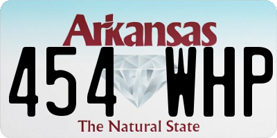 AR license plate 454WHP