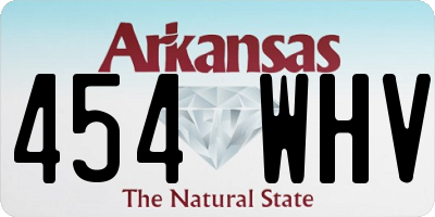 AR license plate 454WHV