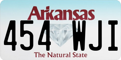 AR license plate 454WJI