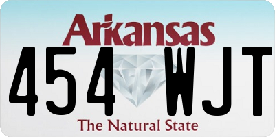 AR license plate 454WJT