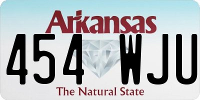 AR license plate 454WJU