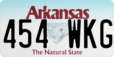 AR license plate 454WKG