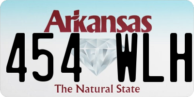 AR license plate 454WLH
