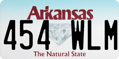 AR license plate 454WLM