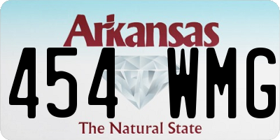 AR license plate 454WMG