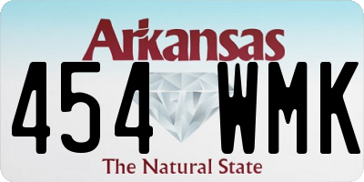 AR license plate 454WMK