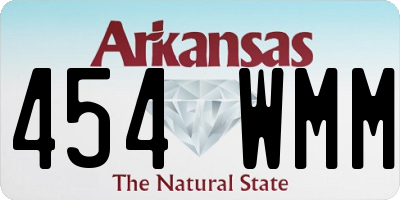 AR license plate 454WMM