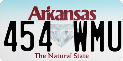 AR license plate 454WMU