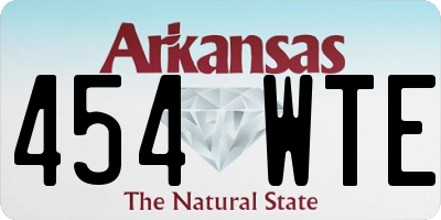 AR license plate 454WTE