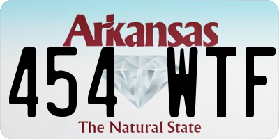 AR license plate 454WTF